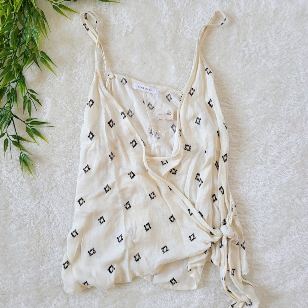 White Boho Tank